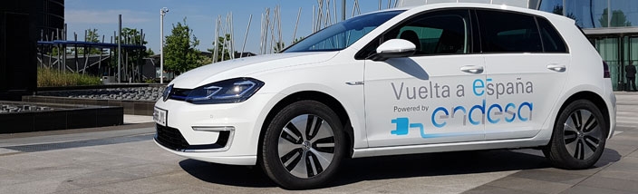 La primera Vuelta por España del Volkswagen e-Golf