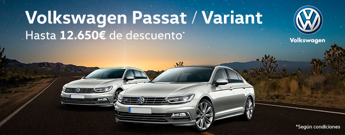 Oferta Volkswagen Passat. Oferta Volkswagen Passat Variant. Ofertas Volkswagen coches nuevos y coches seminuevos
