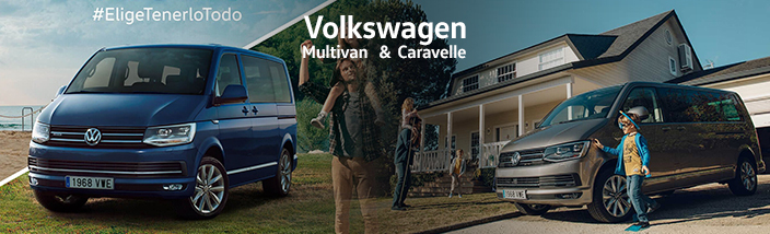 Ofertas nuevos Volkswagen Multivan y Volkswagen Caravelle