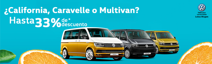 Oferta Volkswagen Caravelle, Multivan y California 