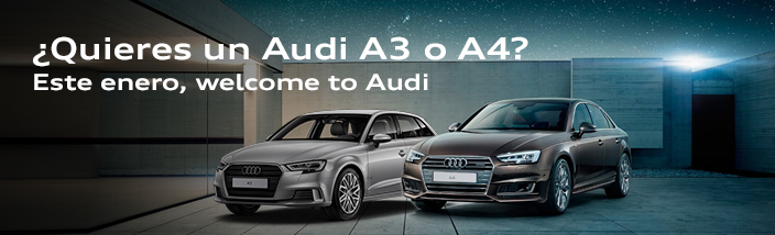 Promociones especiales Audi A3 y Audi A4 Enero 2019