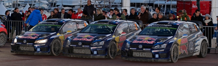 Triplete de Volkswagen, Ogier líder por delante de Latvala y Mikkelsen en el