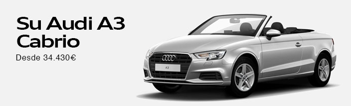 Audi A3 Cabrio desde 33.700€