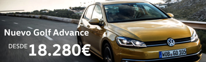 Hazte con el Volkswagen Golf por 18.280 euros