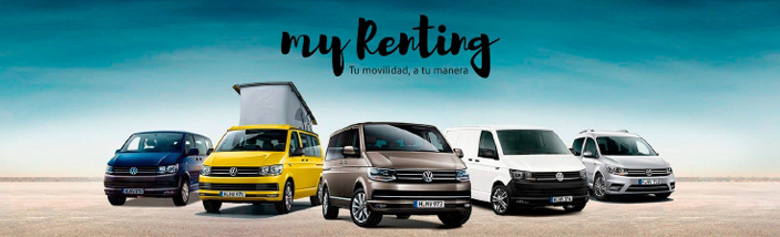 Promoción Volkswagen Multivan y California de Renting junio