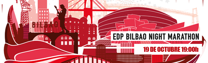 Sorteo de dos dorsales para la Edp Bilbao Night Marathon 2019