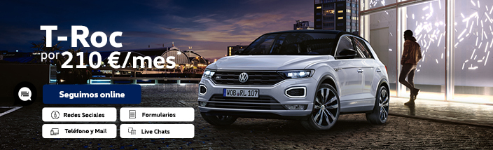 T-Roc por 210 euros al mes en Bizkaia