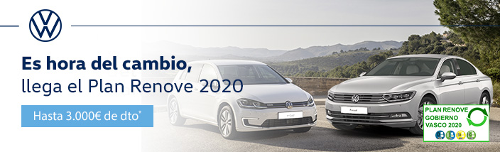 Llega el Plan Renove Euskadi 2020 a Leioa Wagen Volkswagen